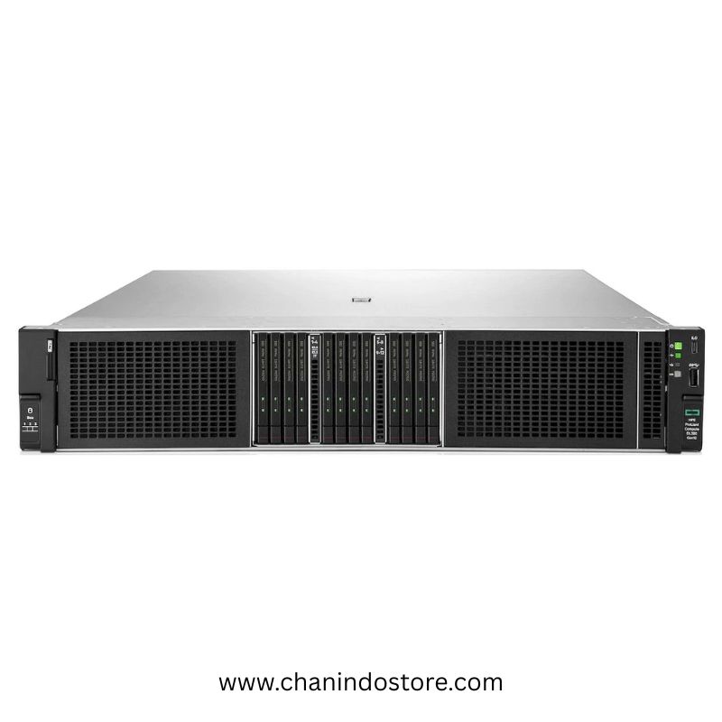 Server HPE ProLiant DL380 Gen12, 1x Intel Xeon 6507P 3.5GHz 8C, RAM 64GB (2x32GB DDR5-5600), HDD 1.2TB x2 (10K SAS 12G SFF), NVMe Boot 480GB, RAID MR408i-o 4GB Cache, 1GbE 4-Port, PSU Redundant 1000W Titanium, iLO 6, Rail Kit, 3Y Warranty