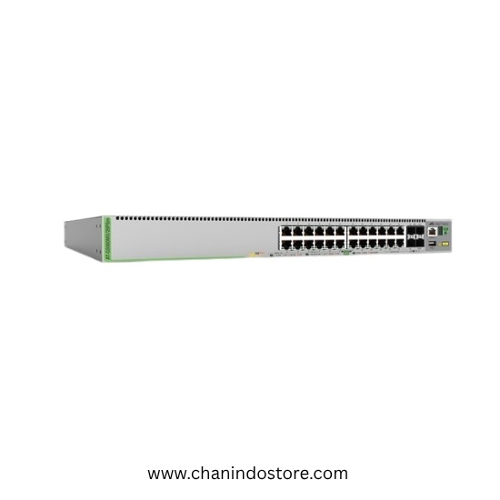 Allied Telesis AT-GS980MX/28PSm-50 20-port PoE+ & 4-port 100M/1G/2.5G/5G-T PoE+, 4x SFP+